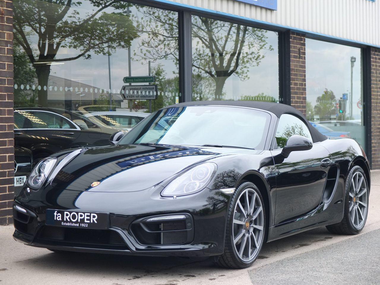 Porsche Boxster 2.7 Black Edition PDK Convertible Petrol Jet Black Metallic