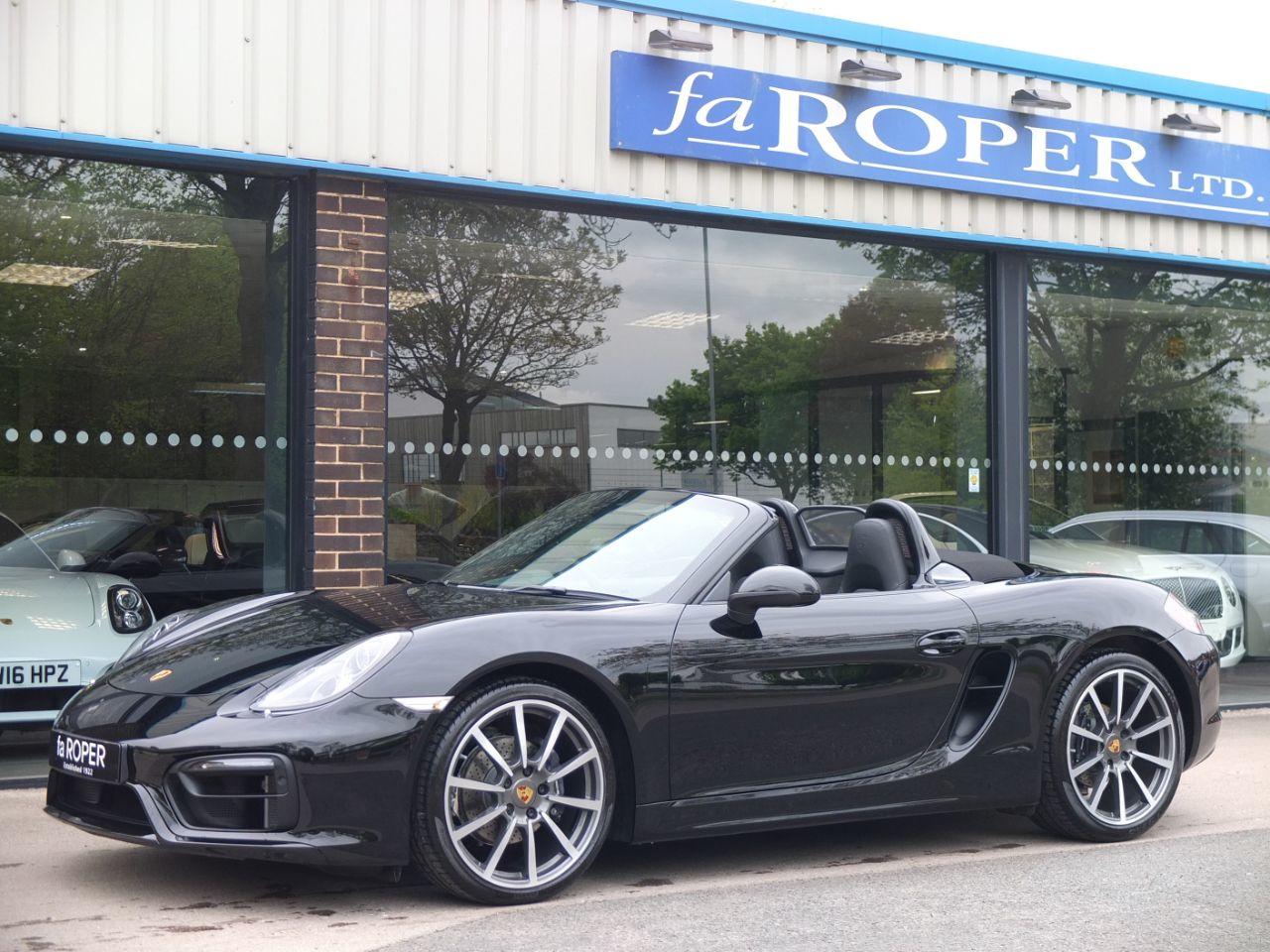 Porsche Boxster 2.7 Black Edition PDK Convertible Petrol Jet Black Metallic