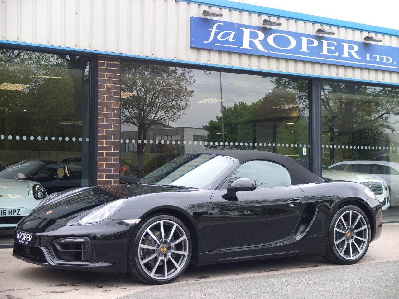 Porsche Boxster 2.7 Black Edition PDK Convertible Petrol Jet Black Metallic