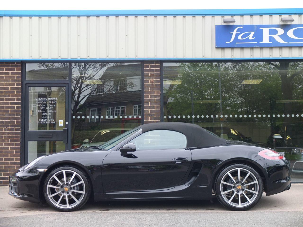 Porsche Boxster 2.7 Black Edition PDK Convertible Petrol Jet Black Metallic