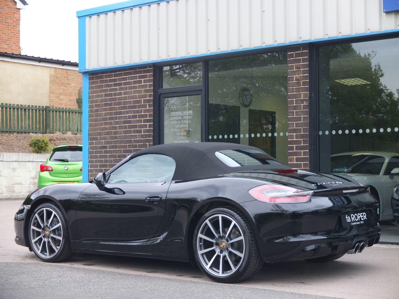 Porsche Boxster 2.7 Black Edition PDK Convertible Petrol Jet Black Metallic