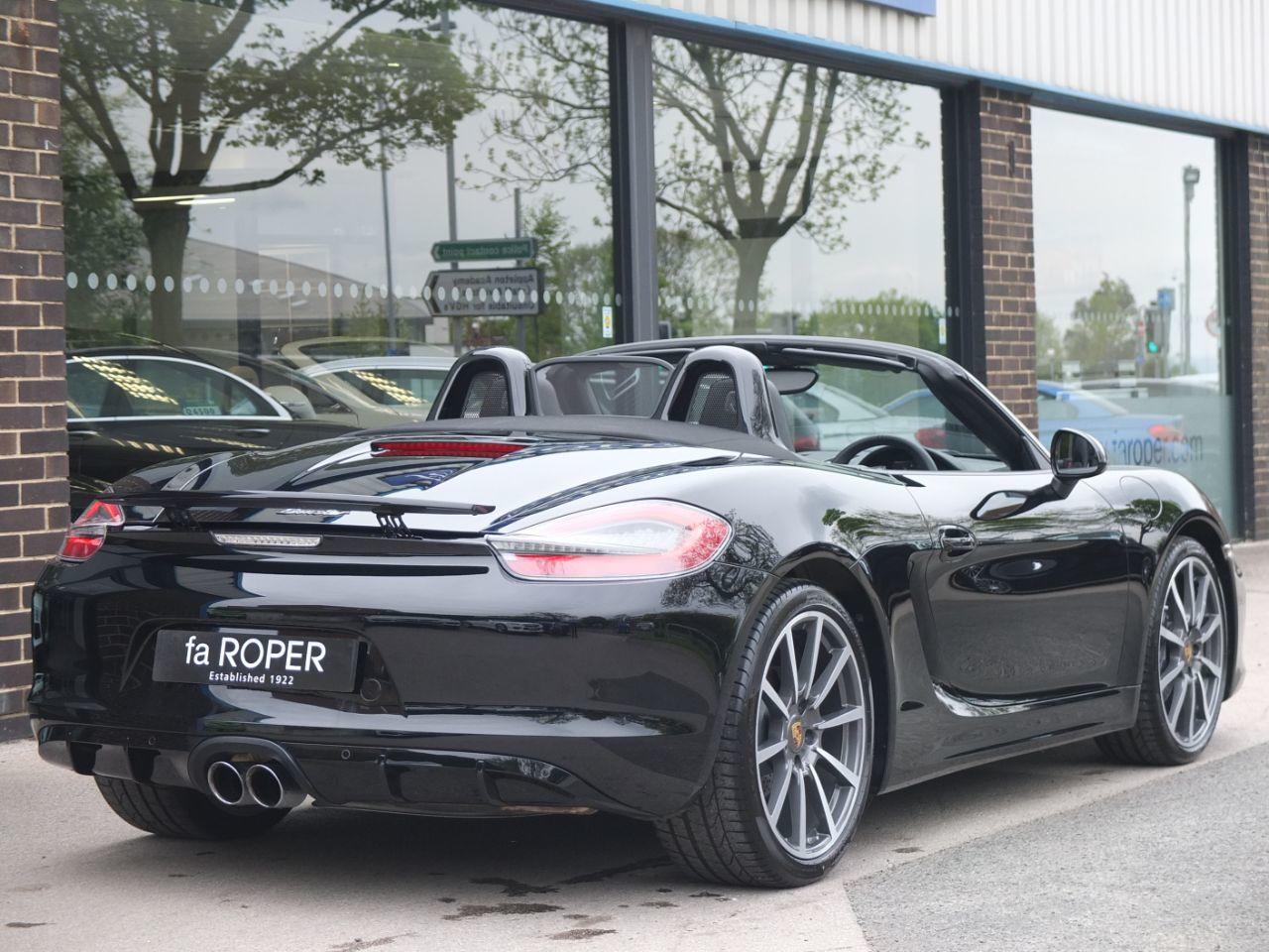 Porsche Boxster 2.7 Black Edition PDK Convertible Petrol Jet Black Metallic