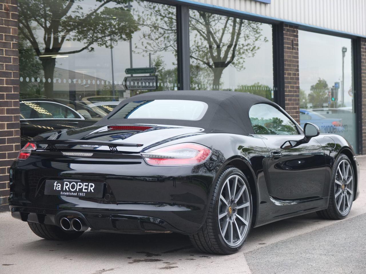 Porsche Boxster 2.7 Black Edition PDK Convertible Petrol Jet Black Metallic