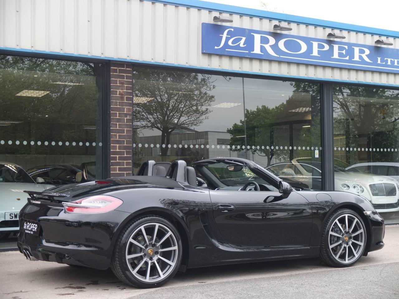 Porsche Boxster 2.7 Black Edition PDK Convertible Petrol Jet Black Metallic