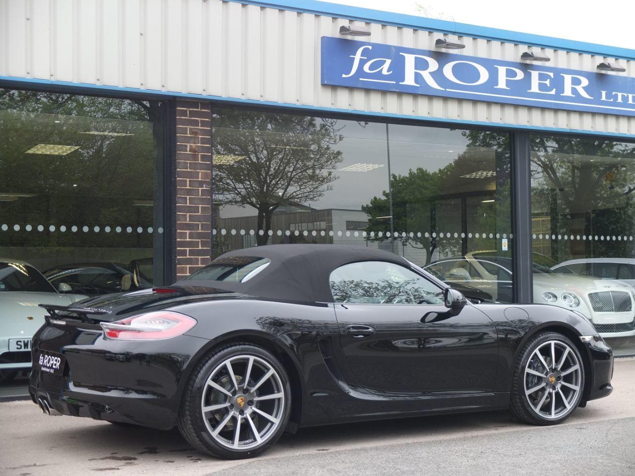 Porsche Boxster 2.7 Black Edition PDK Convertible Petrol Jet Black Metallic