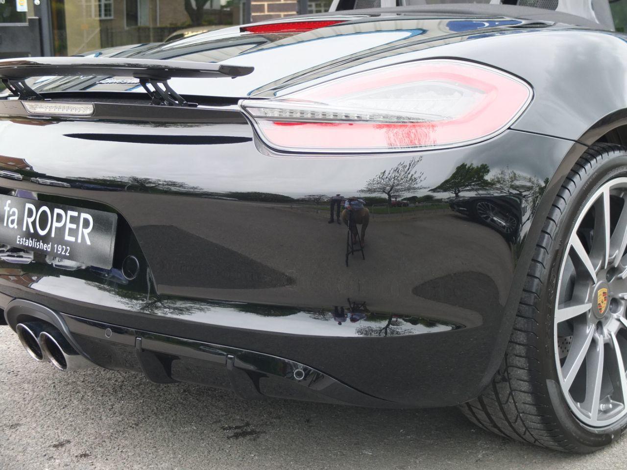 Porsche Boxster 2.7 Black Edition PDK Convertible Petrol Jet Black Metallic