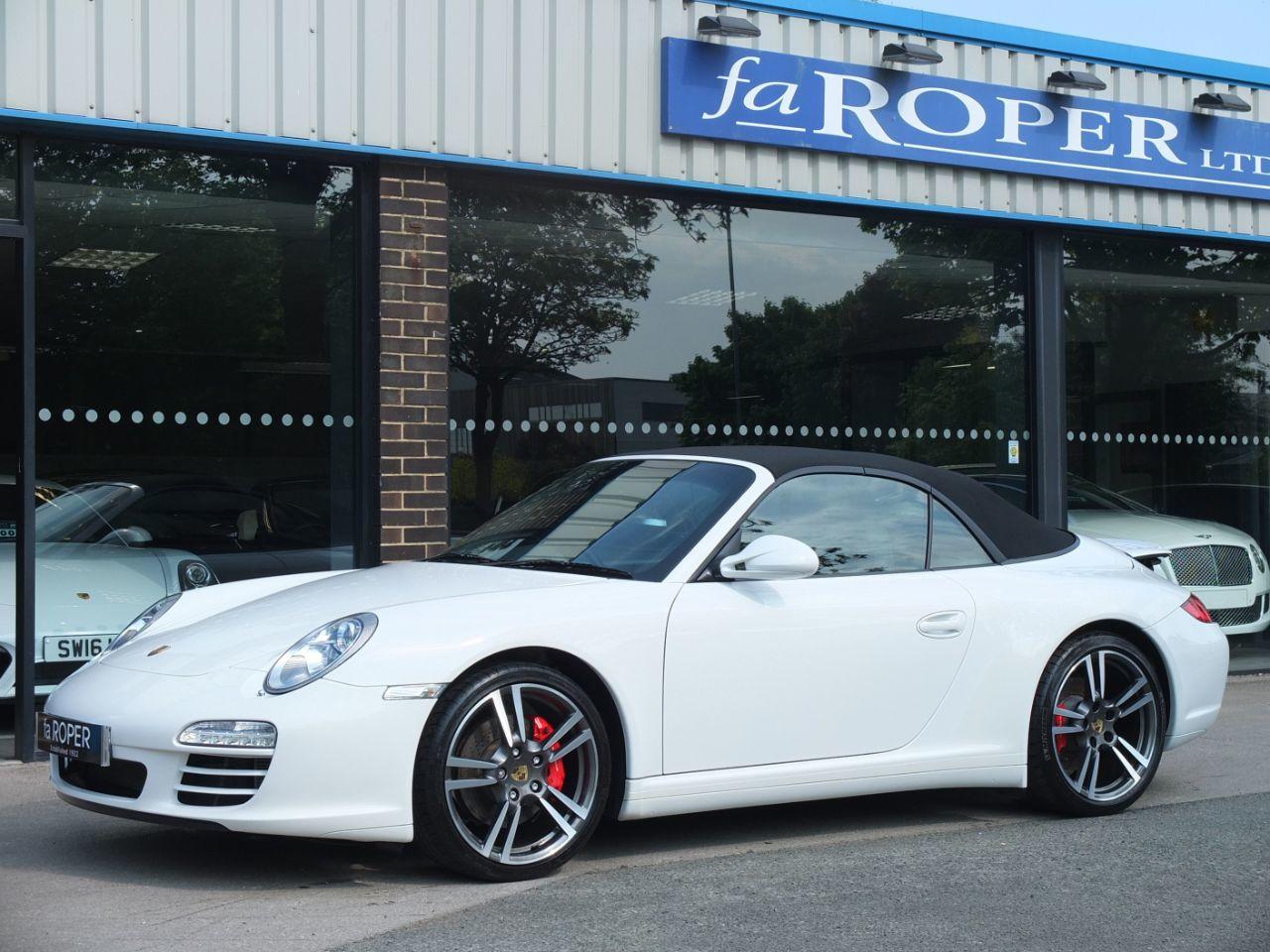 Porsche 911 3.8 997 Gen II Carrera 4S Cabriolet PDK Convertible Petrol Carrera White