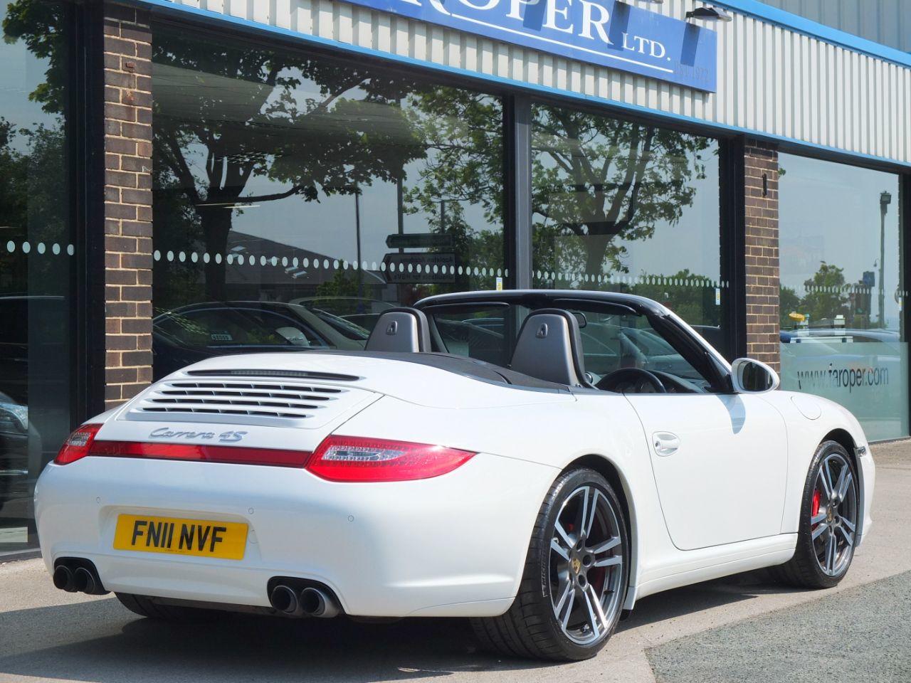 Porsche 911 3.8 997 Gen II Carrera 4S Cabriolet PDK Convertible Petrol Carrera White