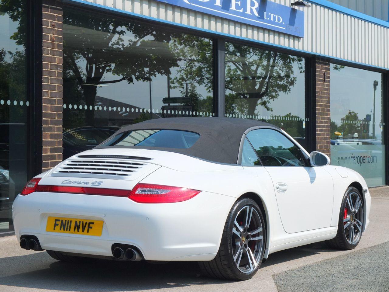 Porsche 911 3.8 997 Gen II Carrera 4S Cabriolet PDK Convertible Petrol Carrera White