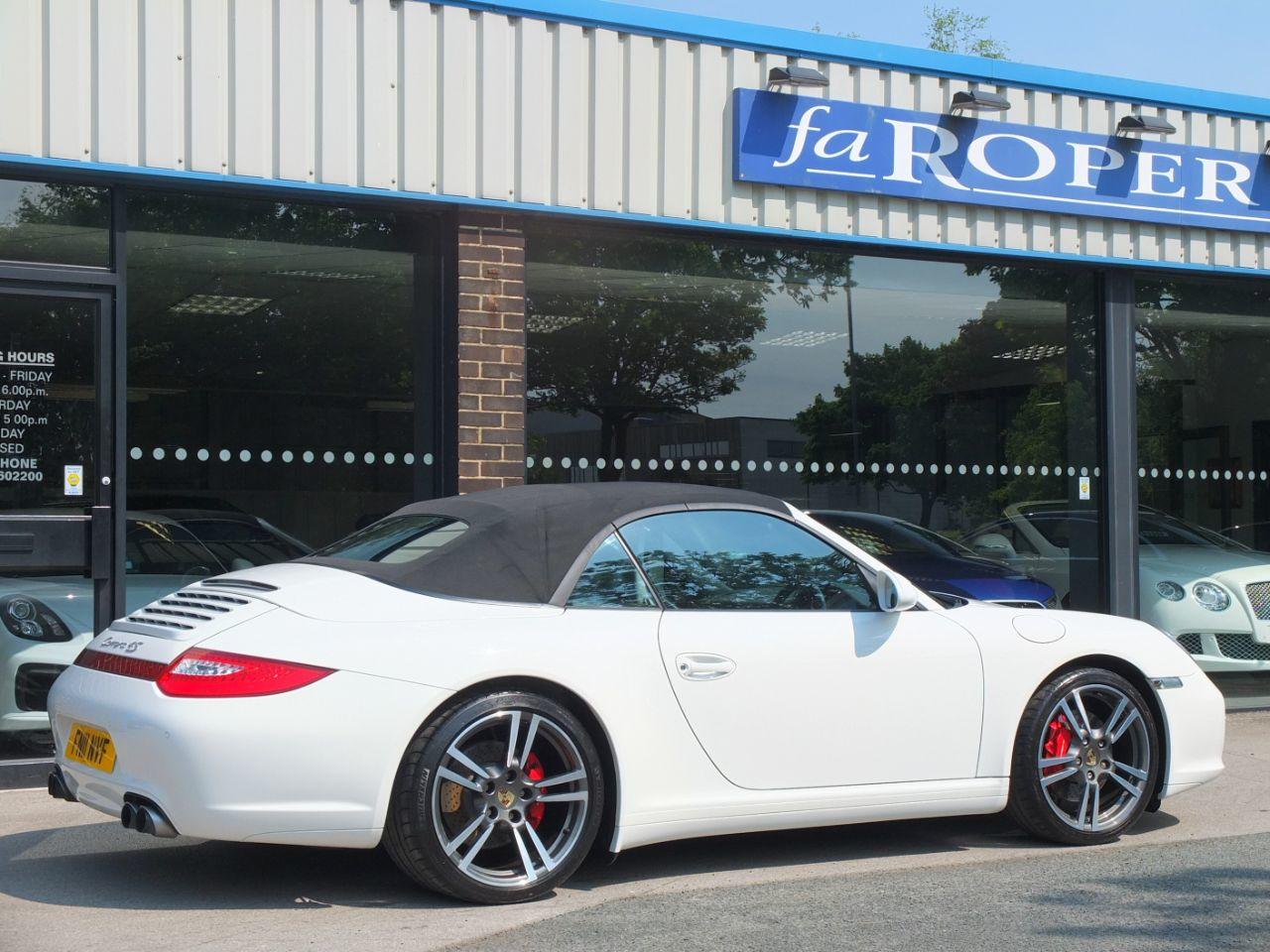 Porsche 911 3.8 997 Gen II Carrera 4S Cabriolet PDK Convertible Petrol Carrera White