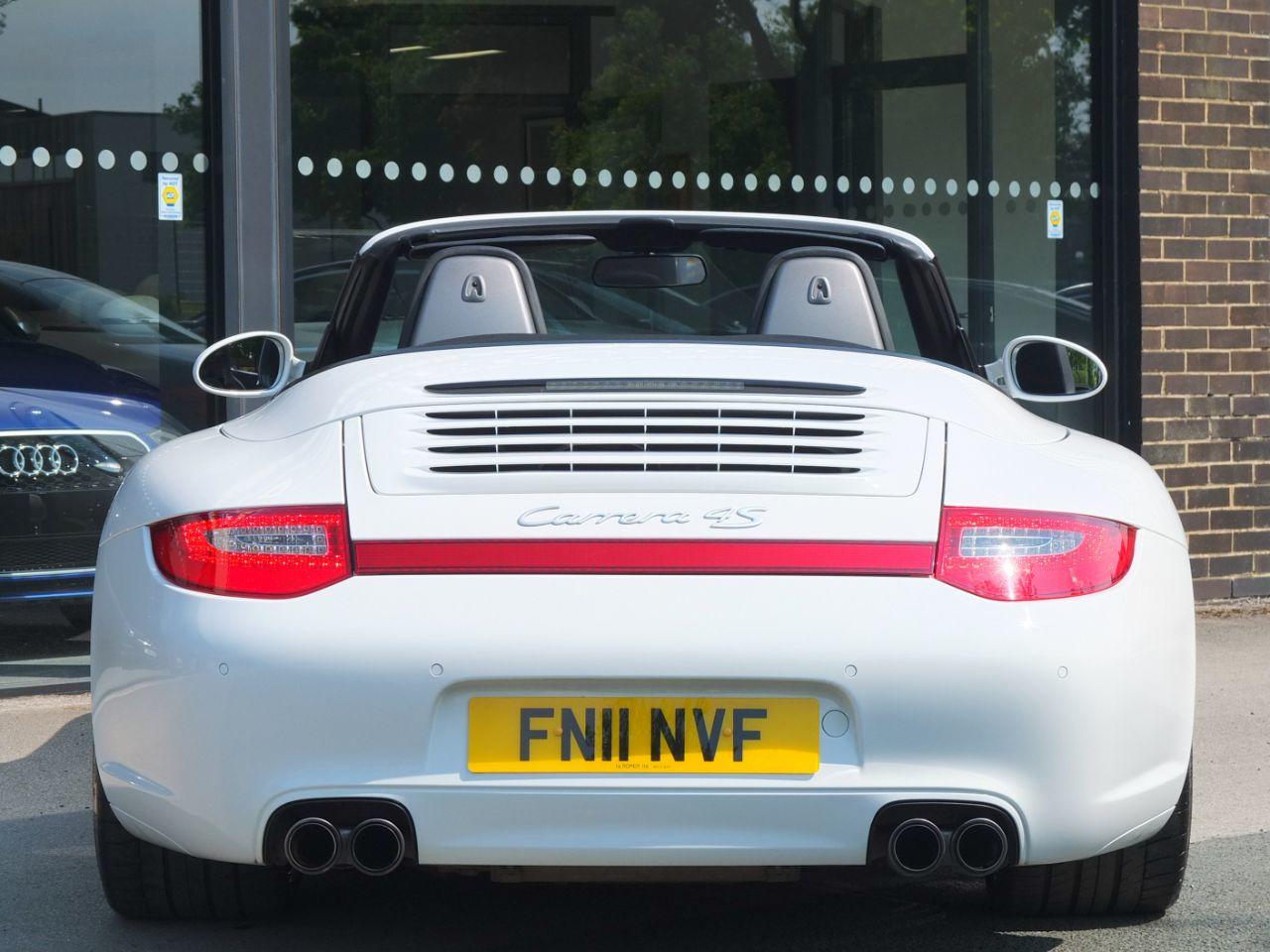 Porsche 911 3.8 997 Gen II Carrera 4S Cabriolet PDK Convertible Petrol Carrera White