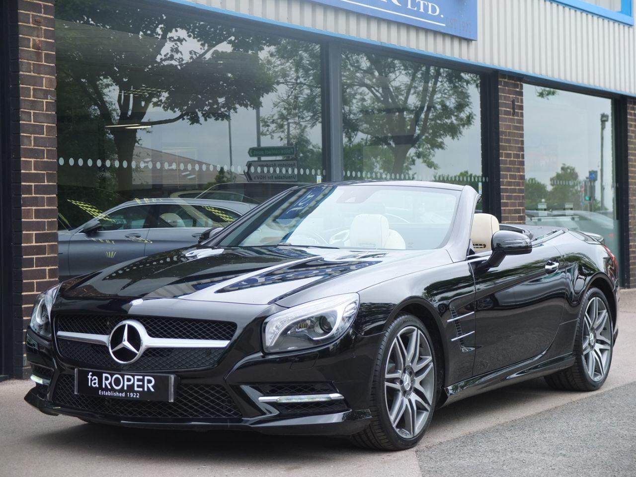 Mercedes-Benz SL Class 3.5 SL 350 AMG Sport Auto Convertible Petrol Obsidian Black Metallic