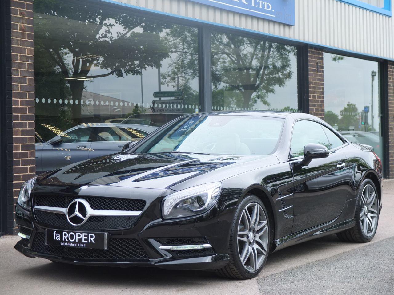 Mercedes-Benz SL Class 3.5 SL 350 AMG Sport Auto Convertible Petrol Obsidian Black Metallic