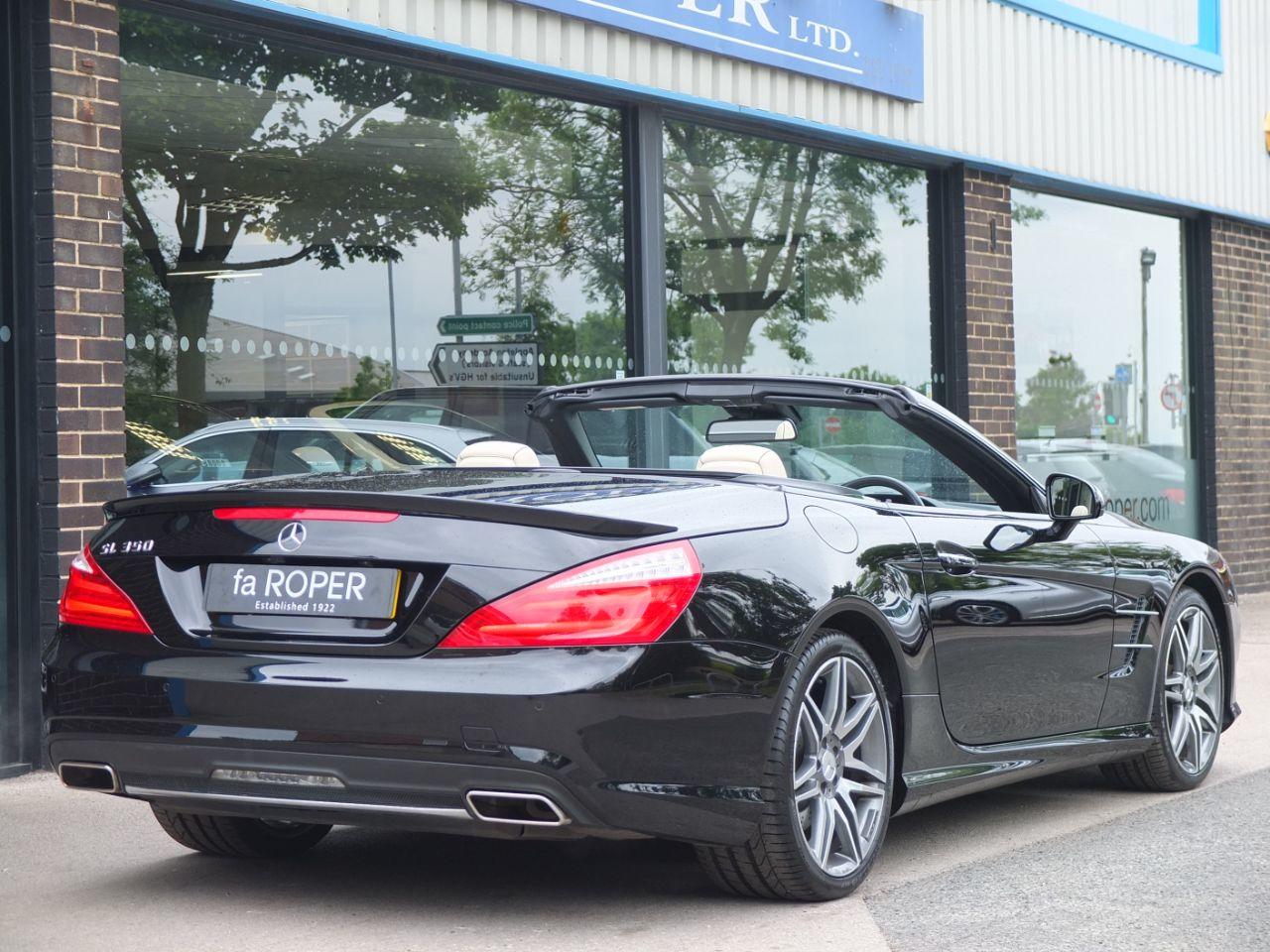 Mercedes-Benz SL Class 3.5 SL 350 AMG Sport Auto Convertible Petrol Obsidian Black Metallic