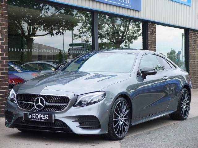 Mercedes-Benz E Class 2.0 E300 AMG Line Premium Plus Coupe 9G-tronic Coupe Petrol Selenite Grey Metallic