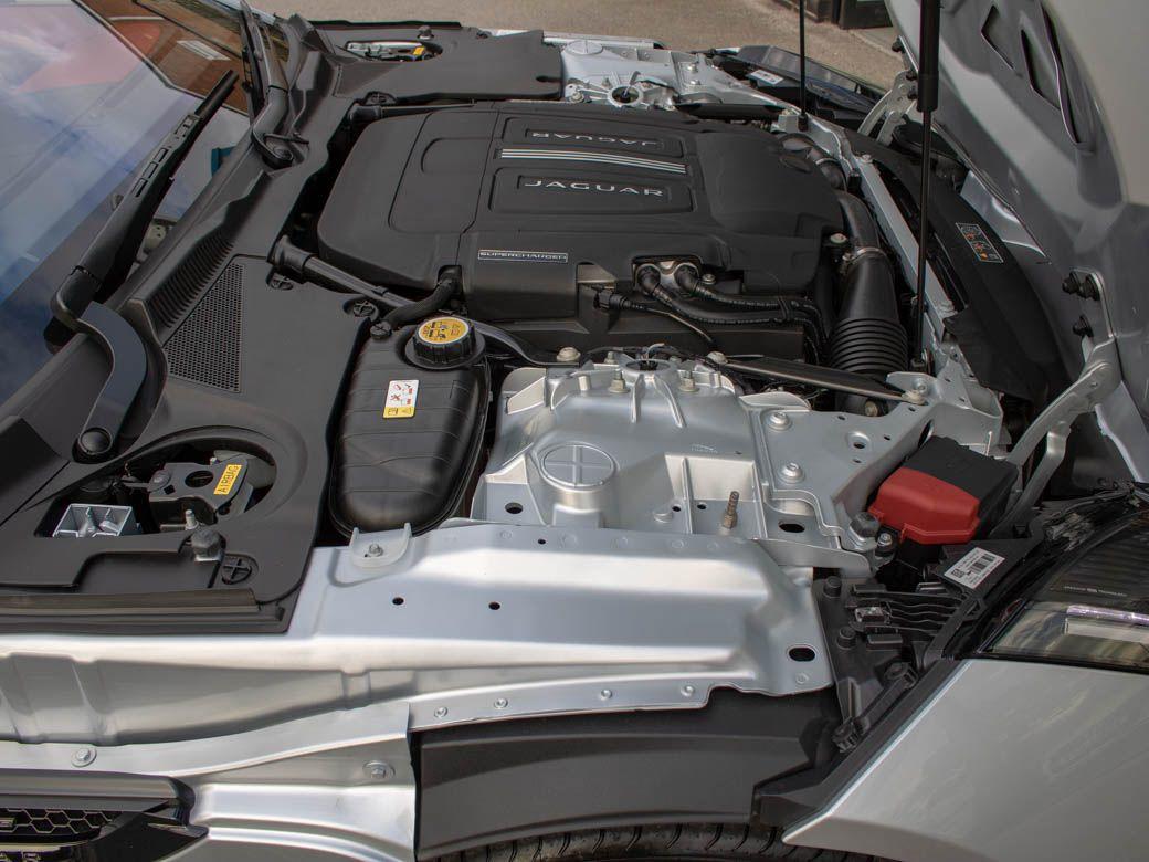 Jaguar F-type 3.0 Supercharged V6 R-Dynamic Auto 380ps Coupe Petrol Indus Silver Metallic