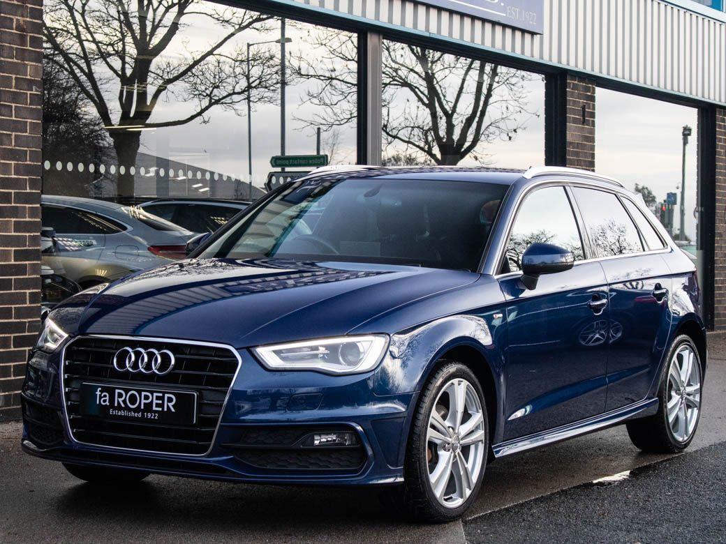 Audi A3 Sportback 2.0 TDI S Line 150ps Hatchback Diesel Scuba Blue MetallicAudi A3 Sportback 2.0 TDI S Line 150ps Hatchback Diesel Scuba Blue Metallic at fa Roper Ltd Bradford