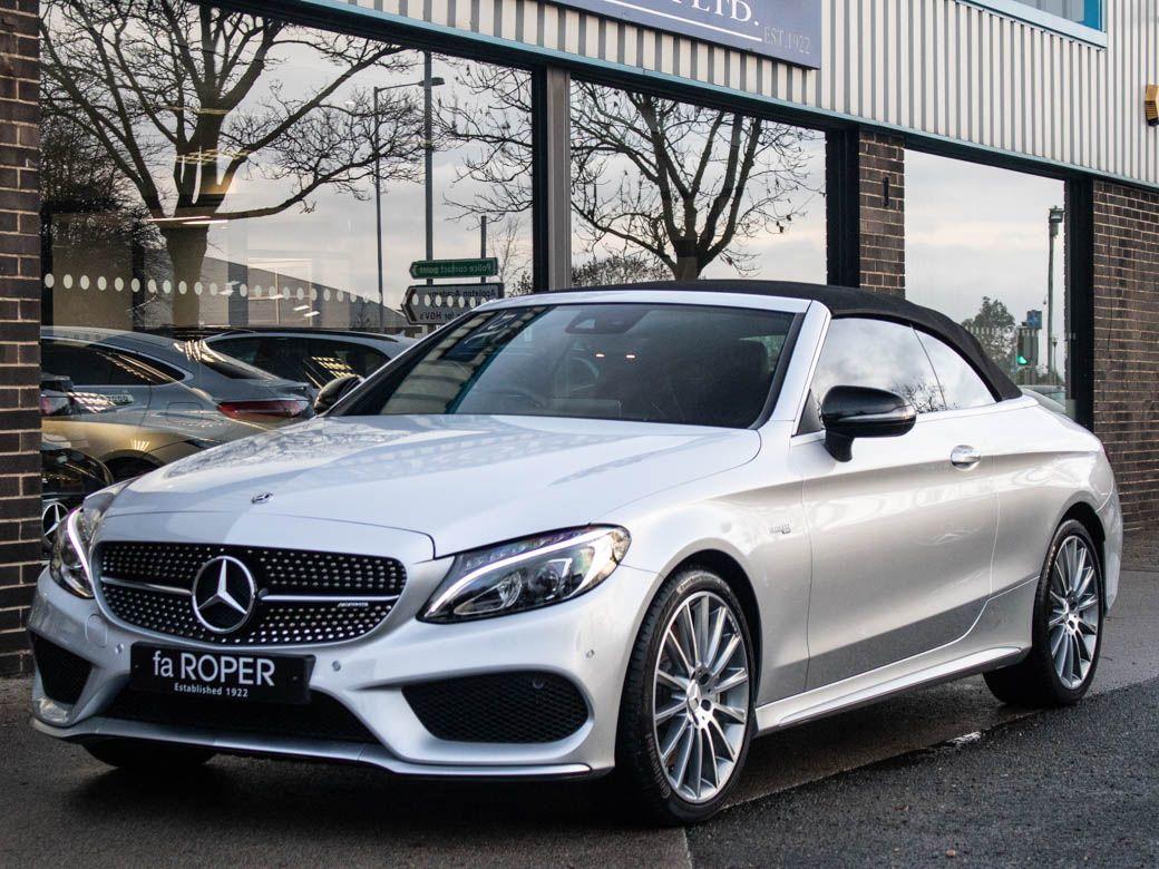 Mercedes-Benz C Class 3.0 C43 AMG Cabriolet 4MATIC Premium Plus 9G tronic Plus Auto Convertible Petrol Iridium Silver Metallic