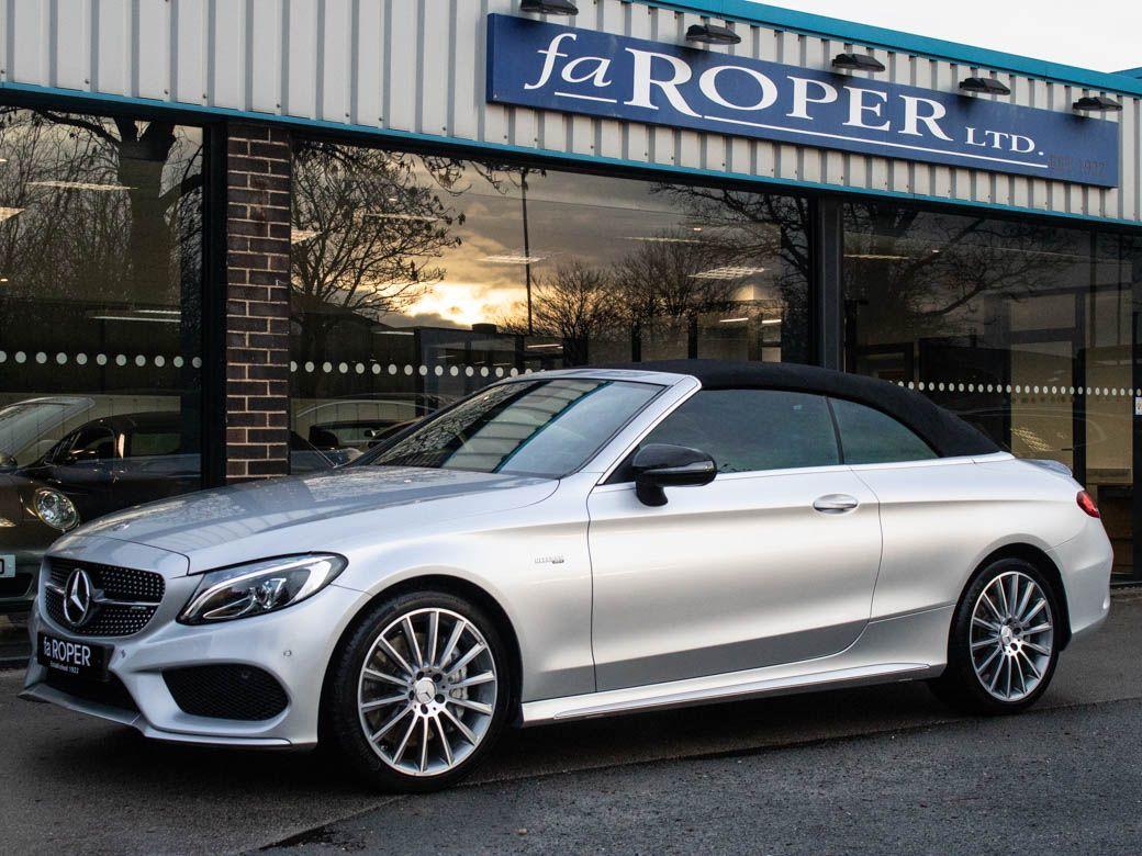 Mercedes-Benz C Class 3.0 C43 AMG Cabriolet 4MATIC Premium Plus 9G tronic Plus Auto Convertible Petrol Iridium Silver Metallic