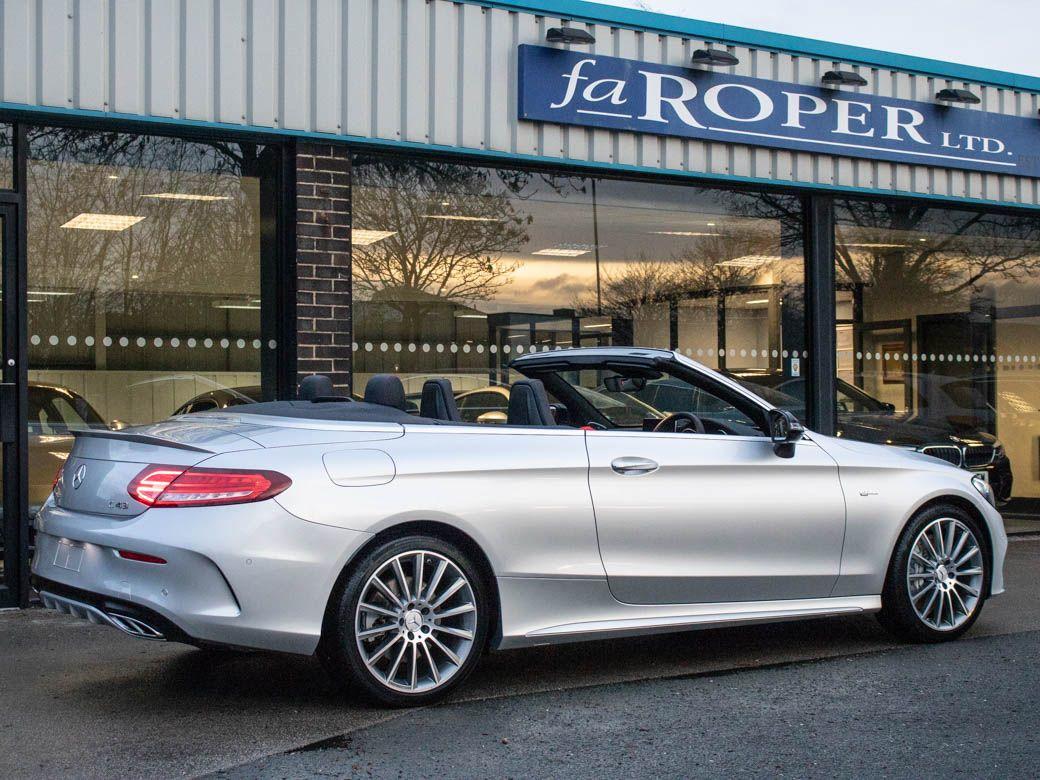 Mercedes-Benz C Class 3.0 C43 AMG Cabriolet 4MATIC Premium Plus 9G tronic Plus Auto Convertible Petrol Iridium Silver Metallic