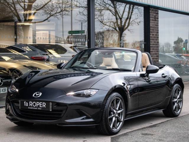 Mazda MX-5 2.0 Sport Nav Convertible Petrol Jet Black Mica