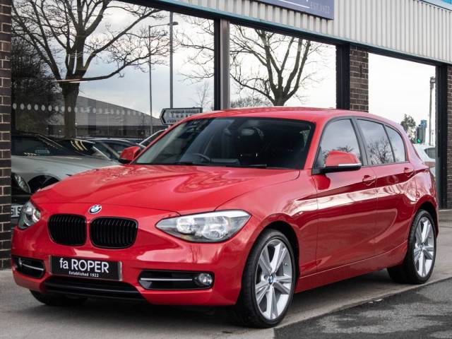 BMW 1 Series 2.0 120d xDrive Sport 5 door (Nav) Hatchback Diesel Crimson Red
