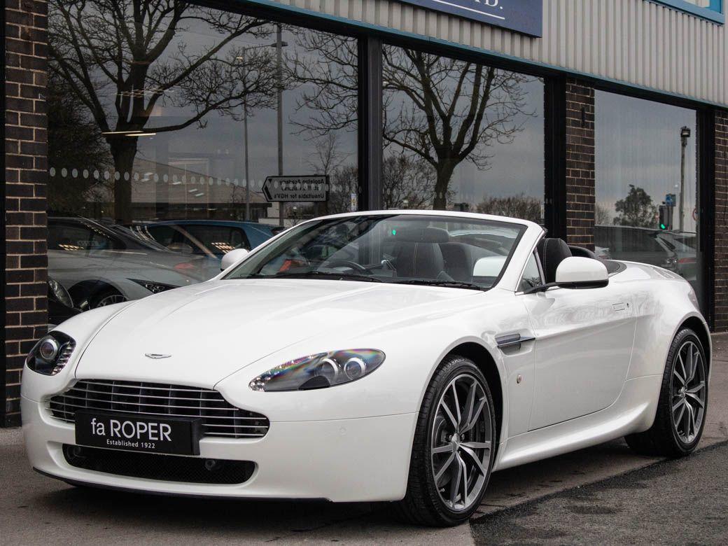 Aston Martin Vantage 4.7 V8 Roadster Sportshift [420] Convertible Petrol Stratus WhiteAston Martin Vantage 4.7 V8 Roadster Sportshift [420] Convertible Petrol Stratus White at fa Roper Ltd Bradford