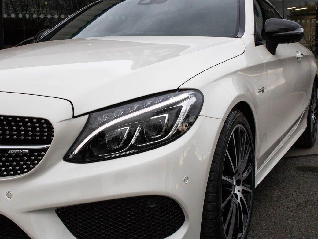 Mercedes-Benz C Class 3.0 C43 AMG Coupe 4MATIC Premium Plus Auto 367bhp Coupe Petrol Designo Diamond White Metallic