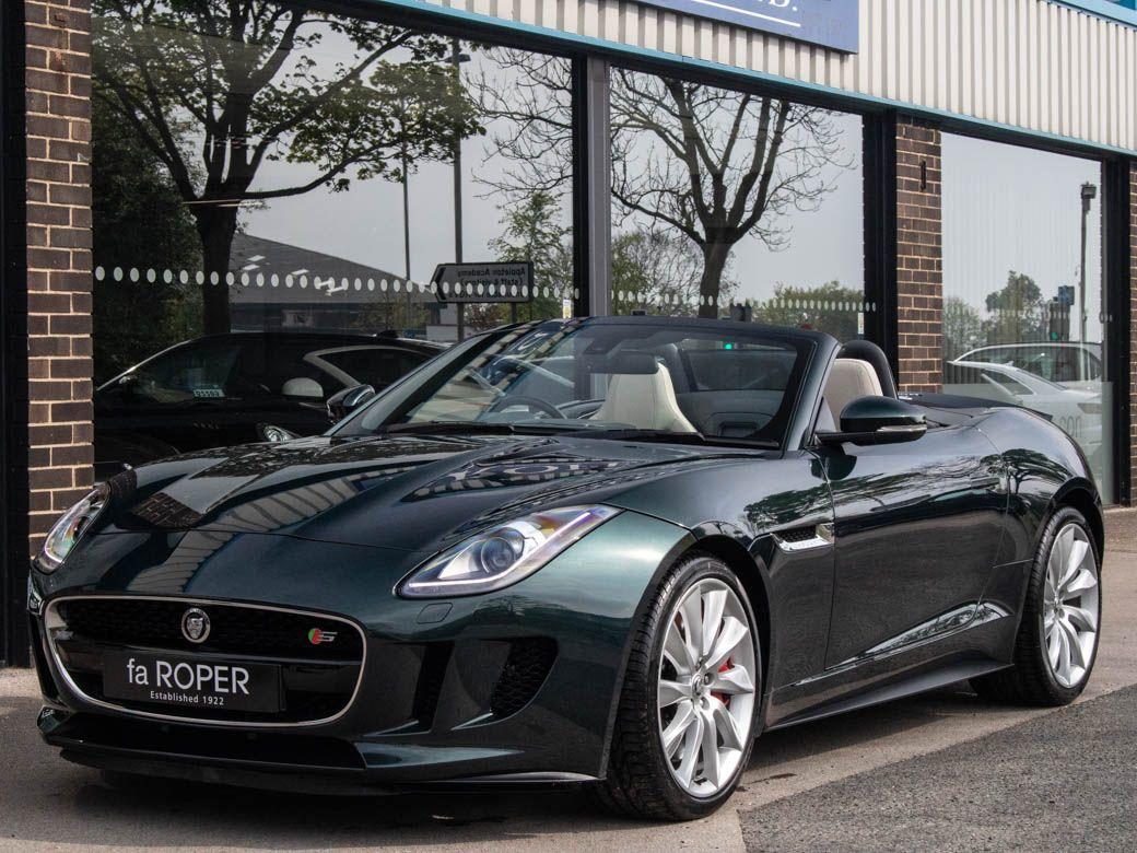 Jaguar F-Type Convertible 5.0 Supercharged V8 S Auto Convertible Petrol British Racing Green Special Order PaintJaguar F-Type Convertible 5.0 Supercharged V8 S Auto Convertible Petrol British Racing Green Special Order Paint at fa Roper Ltd Bradford