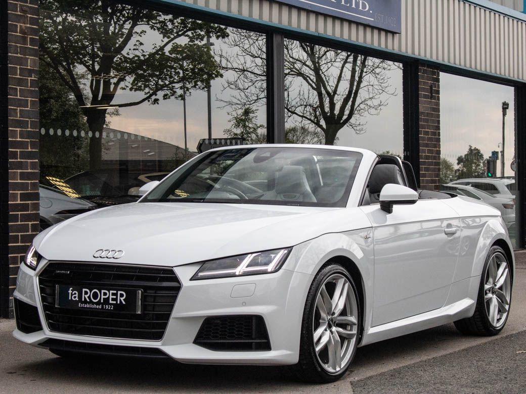 Audi TT Roadster 2.0T FSI quattro S Line S tronic Convertible Petrol Glacier White Metallic