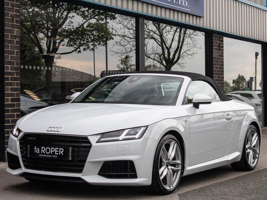 Audi TT Roadster 2.0T FSI quattro S Line S tronic Convertible Petrol Glacier White Metallic