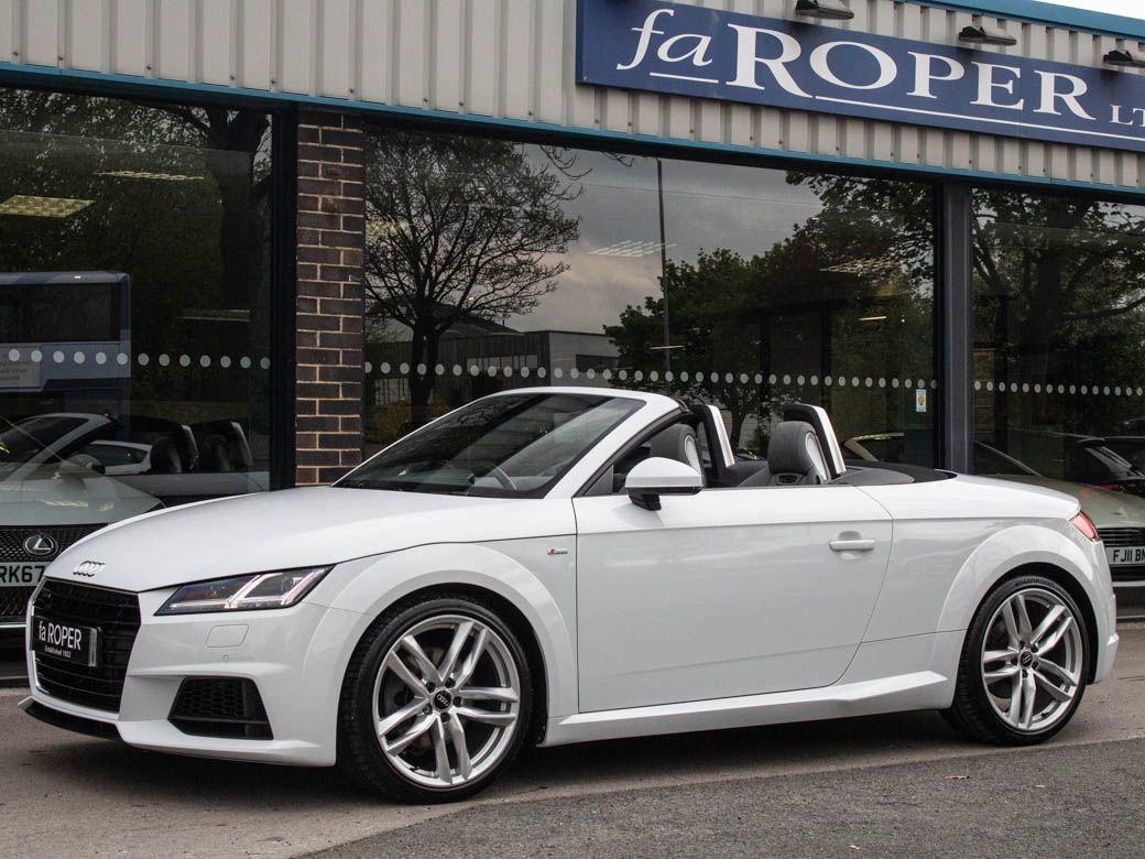 Audi TT Roadster 2.0T FSI quattro S Line S tronic Convertible Petrol Glacier White Metallic