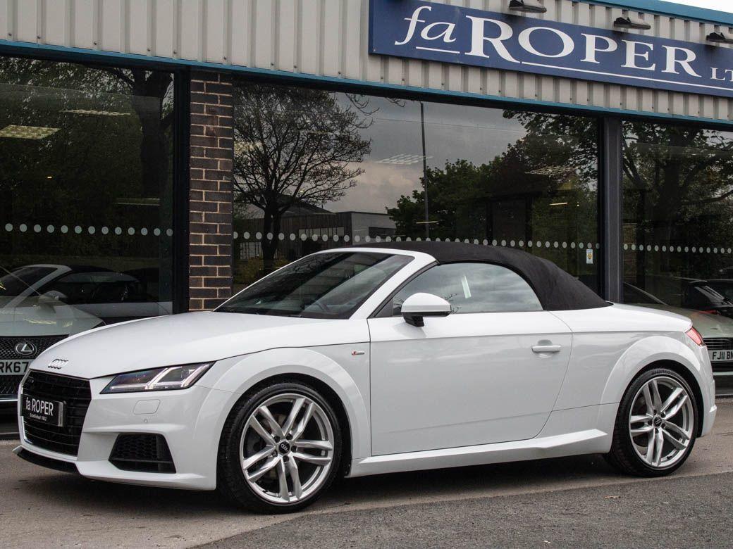 Audi TT Roadster 2.0T FSI quattro S Line S tronic Convertible Petrol Glacier White Metallic