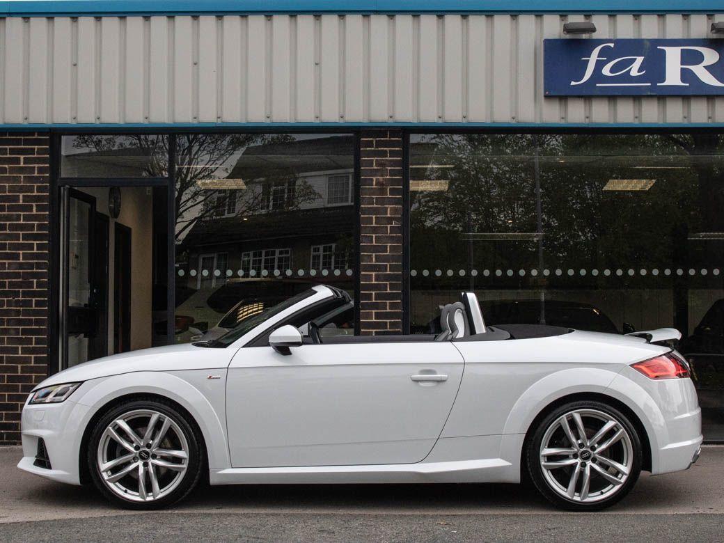 Audi TT Roadster 2.0T FSI quattro S Line S tronic Convertible Petrol Glacier White Metallic