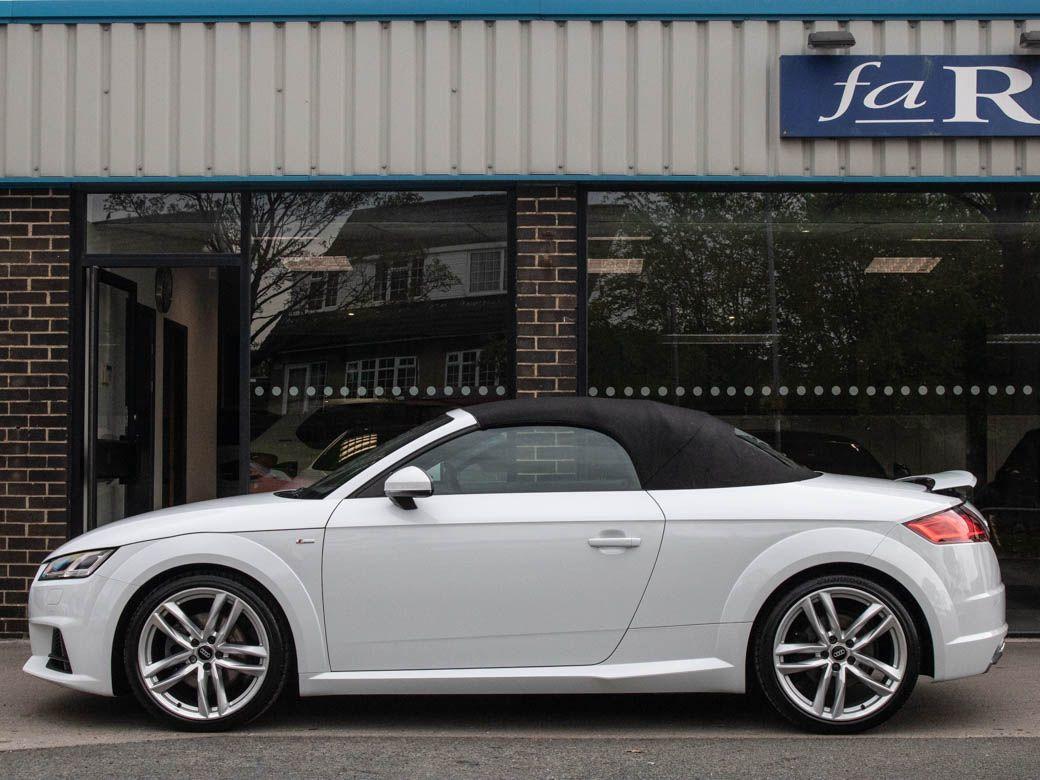 Audi TT Roadster 2.0T FSI quattro S Line S tronic Convertible Petrol Glacier White Metallic