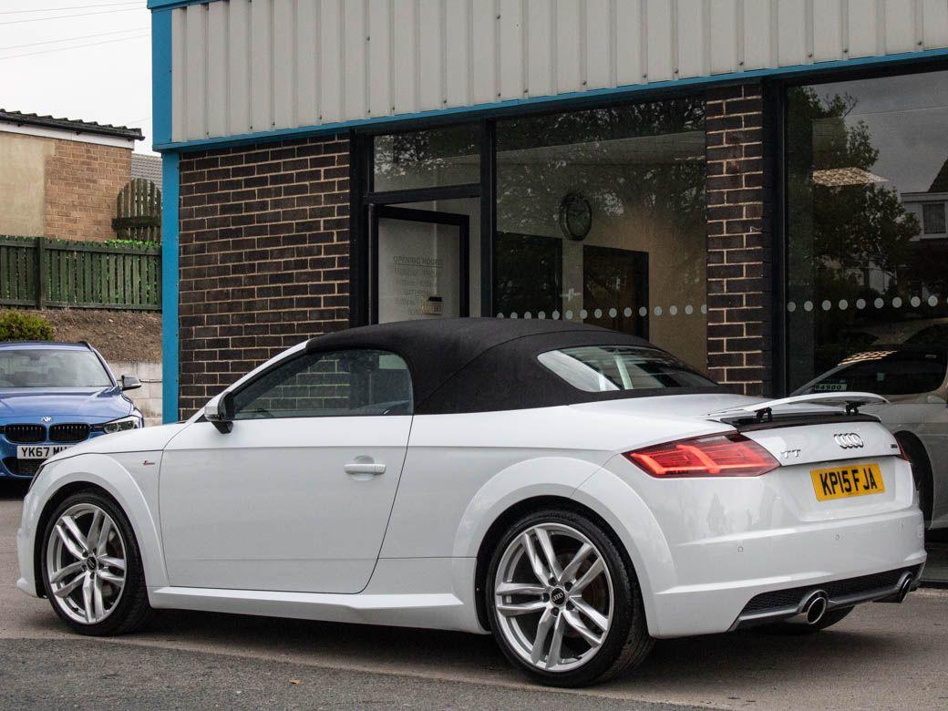 Audi TT Roadster 2.0T FSI quattro S Line S tronic Convertible Petrol Glacier White Metallic