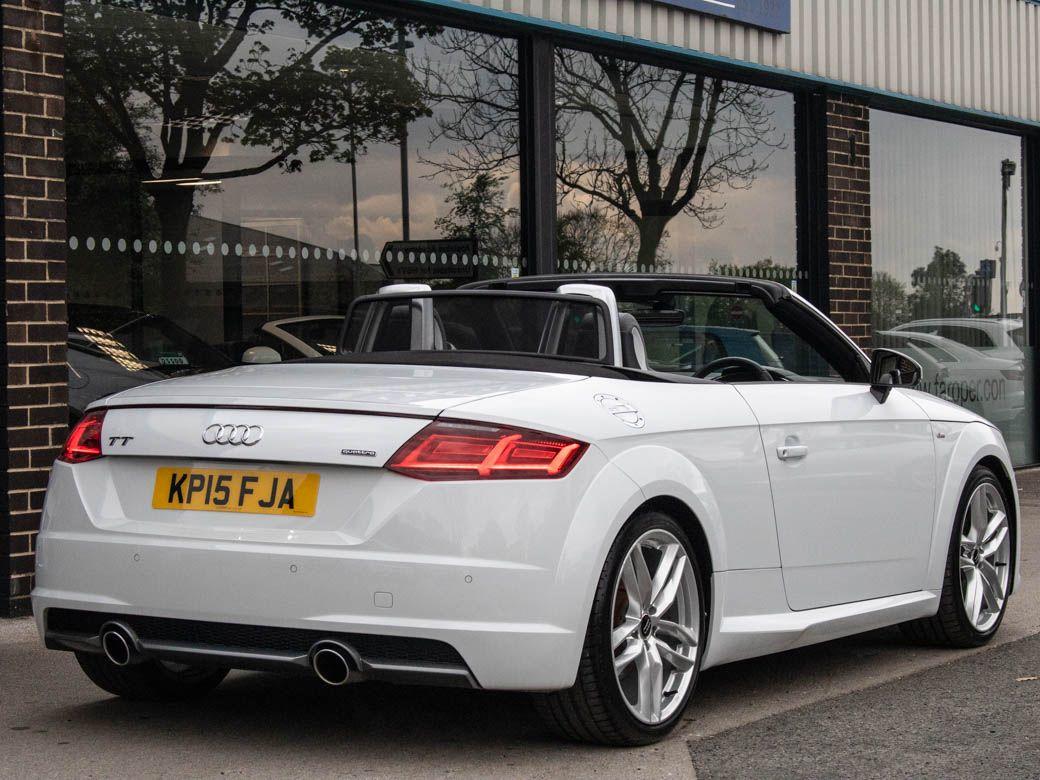 Audi TT Roadster 2.0T FSI quattro S Line S tronic Convertible Petrol Glacier White Metallic