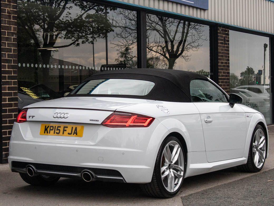 Audi TT Roadster 2.0T FSI quattro S Line S tronic Convertible Petrol Glacier White Metallic