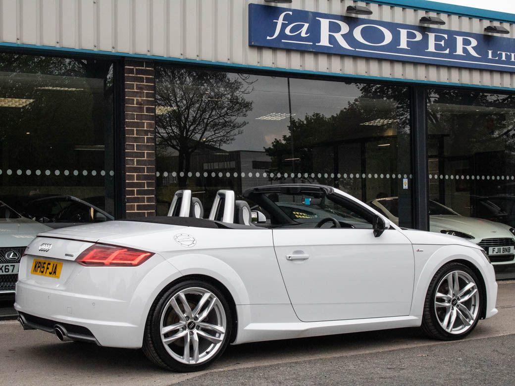 Audi TT Roadster 2.0T FSI quattro S Line S tronic Convertible Petrol Glacier White Metallic