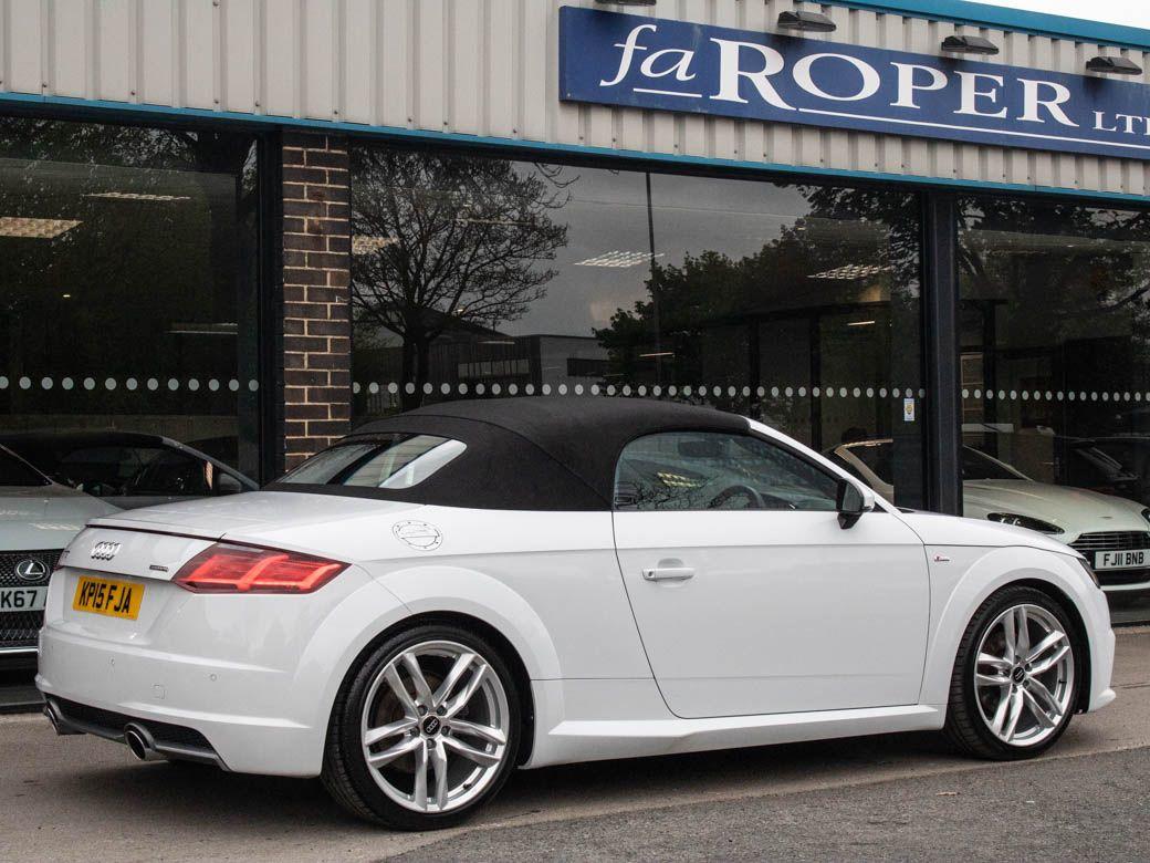 Audi TT Roadster 2.0T FSI quattro S Line S tronic Convertible Petrol Glacier White Metallic