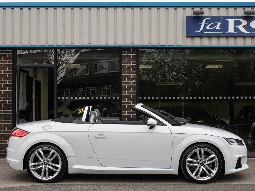 Audi TT Roadster 2.0T FSI quattro S Line S tronic Convertible Petrol Glacier White Metallic