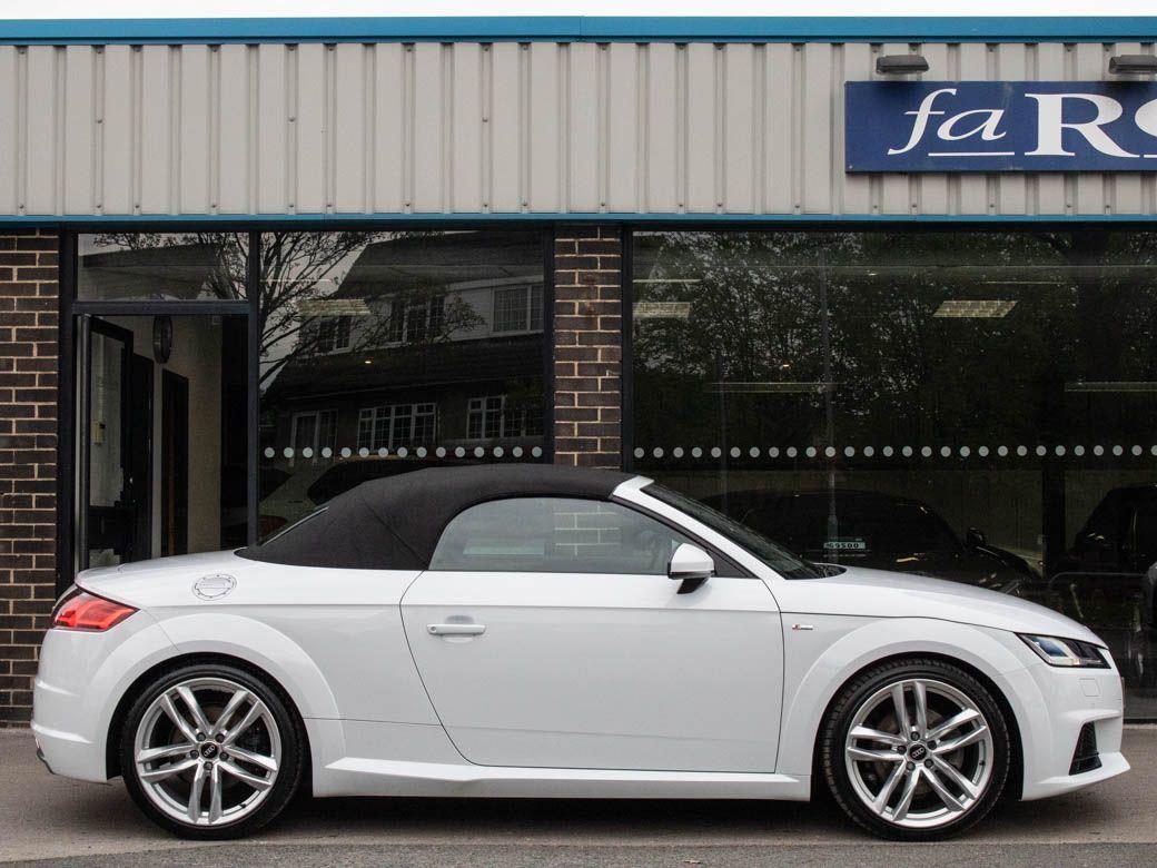 Audi TT Roadster 2.0T FSI quattro S Line S tronic Convertible Petrol Glacier White Metallic