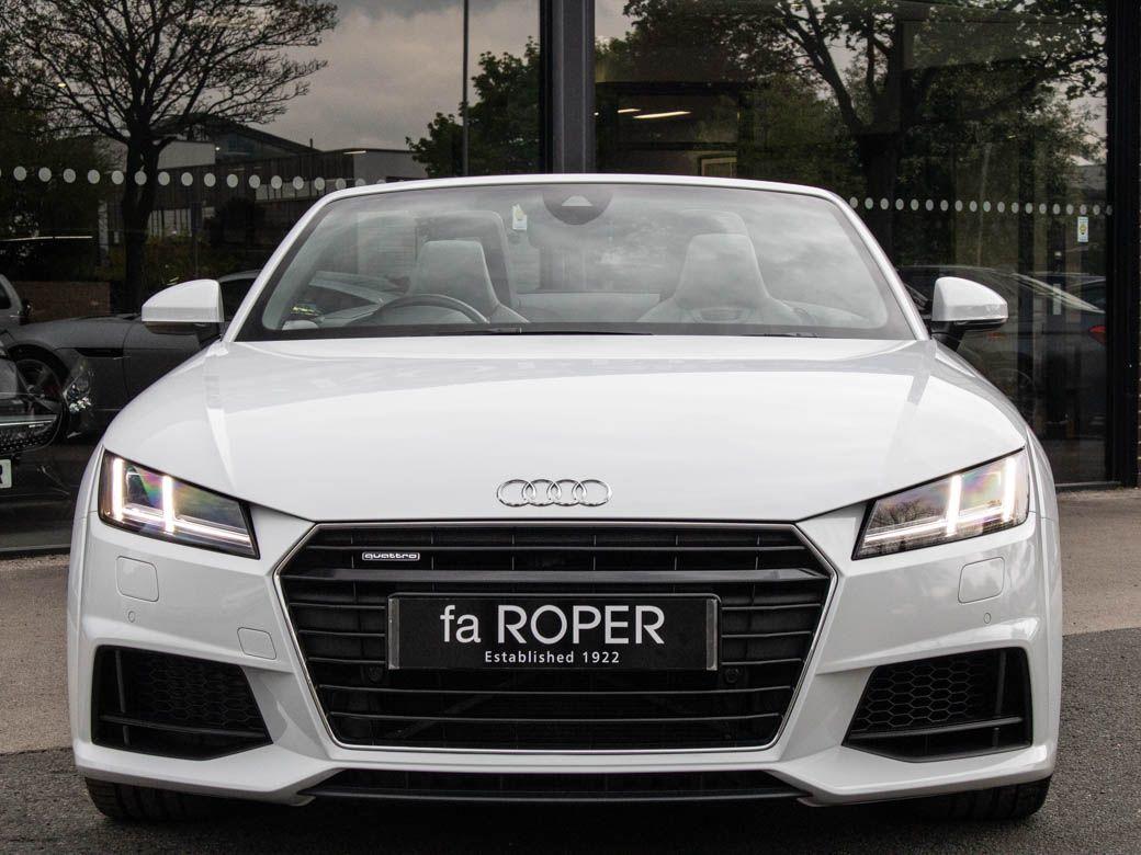 Audi TT Roadster 2.0T FSI quattro S Line S tronic Convertible Petrol Glacier White Metallic