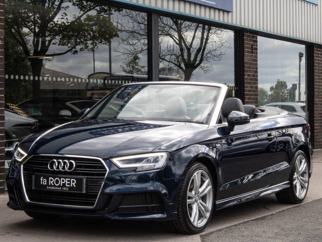 Audi A3 Cabriolet 1.5 TFSI S Line 150ps Convertible Petrol Cosmos Blue Metallic