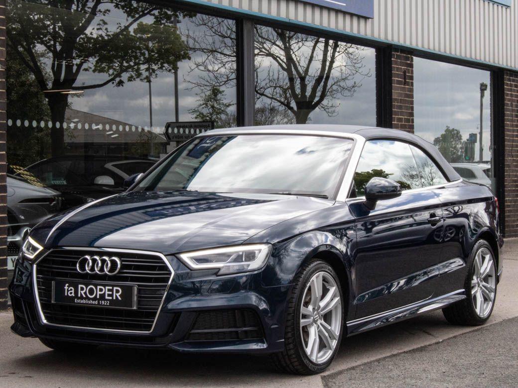 Audi A3 Cabriolet 1.5 TFSI S Line 150ps Convertible Petrol Cosmos Blue Metallic