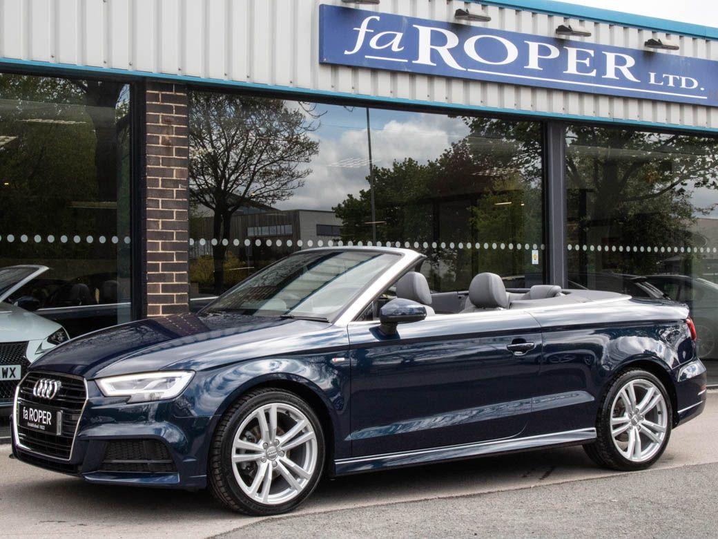 Audi A3 Cabriolet 1.5 TFSI S Line 150ps Convertible Petrol Cosmos Blue Metallic