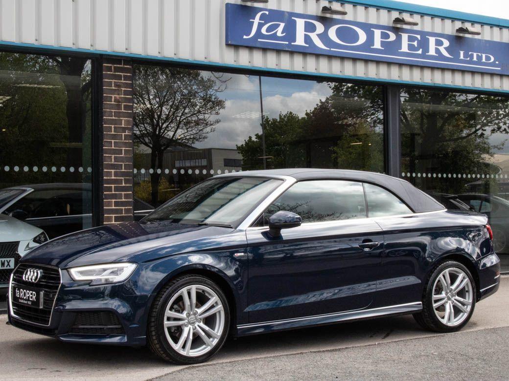 Audi A3 Cabriolet 1.5 TFSI S Line 150ps Convertible Petrol Cosmos Blue Metallic