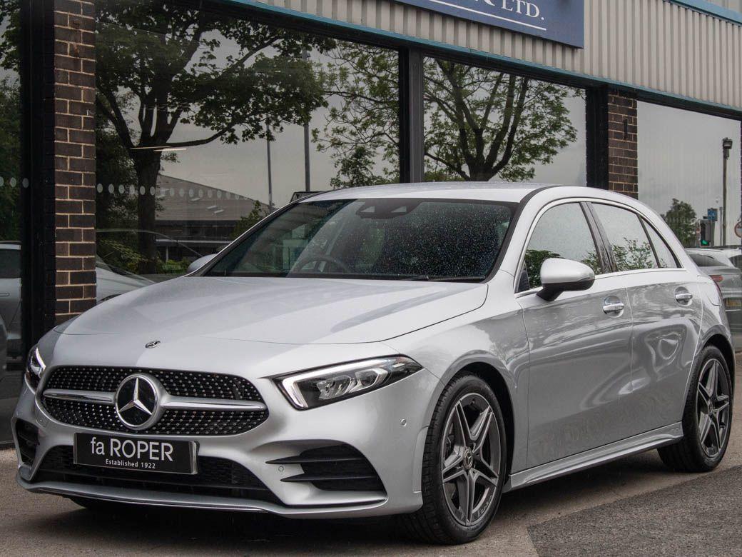 Mercedes-Benz A Class 1.3 A200 AMG Line Premium 5 door Auto Hatchback Petrol Iridium Silver MetallicMercedes-Benz A Class 1.3 A200 AMG Line Premium 5 door Auto Hatchback Petrol Iridium Silver Metallic at fa Roper Ltd Bradford