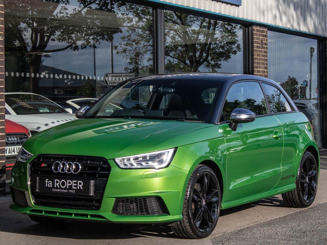 Audi A1 2.0 S1 TFSI quattro 3 door Hatchback Petrol Java Green Exclusive Paint FinishAudi A1 2.0 S1 TFSI quattro 3 door Hatchback Petrol Java Green Exclusive Paint Finish at fa Roper Ltd Bradford