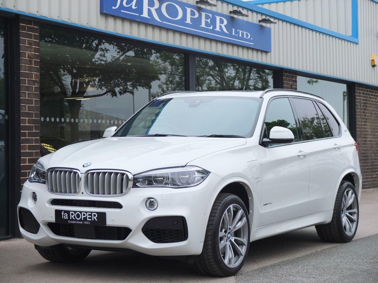 BMW X5 2.0 xDrive40e M Sport Auto Estate Petrol / Electric Hybrid Mineral White MetallicBMW X5 2.0 xDrive40e M Sport Auto Estate Petrol / Electric Hybrid Mineral White Metallic at fa Roper Ltd Bradford